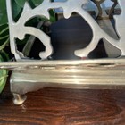 Vintage Brass Adjustable Folding Book Bible Cookbook Stand Display Holder
