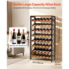 Uimoso 48-bottle Wine Rack  8-tier Freestanding Floor Wine Storage Organizer
