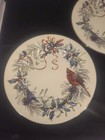 Lenox Winter Greetings Fine China Salad Plates Set Of 2 Birds Christmas 8 1 4 