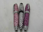 Gorgeous High Quality 4 5  Handmade Set Of 3 Crystal Ball Point Pens 5
