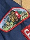 Vintage Boy Scouts Of America Cub Scout Shirt Navy Blue Sz 16 1 2 Black Warrior