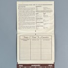Vtg 1942 Schwab Electric Cleveland Oh Calendar Wwii Home Front Recipes Nutrition