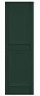 Severe Weather Exterior Vinyl Raised Panel Shutters Pair Heritage Green 15x39