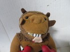 Infamous Meanies Mike Bison Bean Bag Plush Stuffed Animal 
