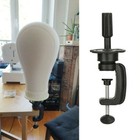 Head Stand Clamp Wig Maker Hair Mannequin Cosmetology Table Holder Stand Tool
