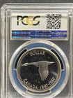 1967 Canada Goose Silver Dollar Pcgs Pl66cam Cameo Pl 66 Rotated Die  486 