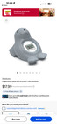 Angelcare Baby Bath Thermometer - Seal Grey New   