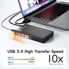 Maiwo External Hard Drive Enclosure For 3 5 2 5 Inch Sata Hdd Ssd  Usb Black