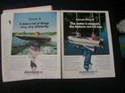 Vintage Lot Of 9 Evinrude Outboard Motor Magazine Print Ads 1936-1969 Boat Ad