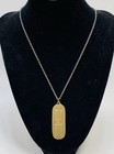 Tibetan Buddhist Brass Pendant Om Mantra   Endless Knot Talisman Amulet Necklace