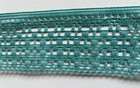 Vintage Teal Machine Filet Style 1 3 4  Wide Lace 3 1 2 Yds 