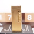 Dunhill Rollagas Lighter Gold Barley Pattern _ Ultrasonically Cleaned_working