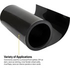 Colored Plastic Hdpe Sheet 25 Ft Rolled  1 8 Inch Thick  Black