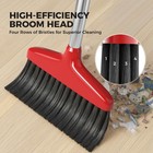 Handy Broom  Indoor outdoor Brooms  Duty Kitchen For Home Garage Red
