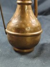 Antique Copper Coffee Tea Pot Dallah Arabic Islamic Brass Hammered Hinge Lid