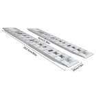 2pcs Aluminum Trailer Ramps Loading Ramps Truck Car Auto Trailer Ramps