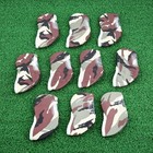 10pcs Camo Golf Club Head Cover Transparent Window Iron Protective Headcovers