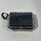 Pelican 1010 Micro Case Series Clear Black Waterproof Crushproof Dry Storage Box