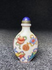 Collection Chinese Colored Glaze Carved Bottleexquisite Carved Statues
