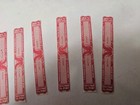  7  Liquor Bottle Tax Strips - Less Than 1 2 Pint  mini s  - Unnumbered  New