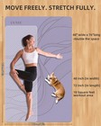 Large Yoga Mat 75 5x47 6x0 4 Extra Wide Thick Tpe