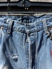80s Levi   s Vintage Distressed Patches Jeans  made In Usa  Mens Waist Size 33 34 