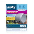 Minky Homecare Outdoor Retractable Dual Clothesline Heavy Duty  Assorted Sizes 
