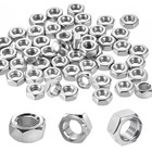 70pcs M6-1 0mm Hex Nuts  Stainless Steel 304  Din 934 Metric Coarse Thread 10   
