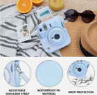 For Fujifilm Instax Mini 12 Case Blue Pu Leather Camera Cover   Free Photo Album