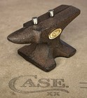 Anvil Knife Stand Display With Wooden Case Xx Shield badge   Magnets