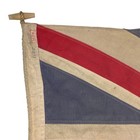 Vintage Cotton Sewn Union Jack Flag Cloth United Kingdom Nautical British Uk