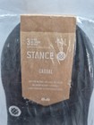 Stance Casual Cotton Blend Socks Basic 3 Pack No Show Men s Large Size 9-12 Nwt