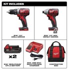New Milwaukee M18 Cordless Lithium-ion 2-tool Combo Kit