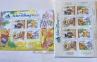 Rare Disney Winnie The Pooh Sheet Of 4  45c Plus Story Booklet W  8   45c Coa