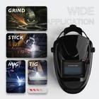 Auto Darkening Welding Helmet  Wide View For Tig Mig Arc With Lens   Long Gloves