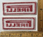 Lot Of 2 Pirelli Tire Company Logo Iron On Patch Auto Car Racing Motorcycle