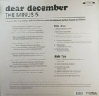 The Minus 5 -  dear December  New Sealed  White Vinyl Lp Gatefold Rsd 2017