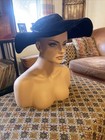 Beautiful Vintage Black Hat Wm Silverman New York