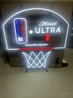 New In Box Michelob Ultra Nba Light Up Led Backboard Beer Sign 32    X 30   
