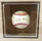 Willie Mays 1954 World Series Catch Shadowbox Signed Baseball Coa  110 Of 1954