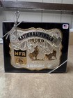 New   2026  gold   Silver  Adult Hesston National Finals Rodeo Belt Buckle