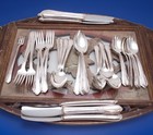 207 Pcs 19 Lb Silverplate Flatware Mixed Lot Wedding Restaurant Resale Crafts