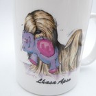Lhasa Apso Dog Puppy Coffee Mug Cup Krazy K-9 Designs By Mccartney 1993 Vintage