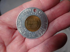Cleveland Ohio  pfister Ins  Agency  1947 Encased Cent Good Luck Penny