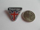 Triumph motorcycle pin biker lapel hat vest badge pin biker accessory