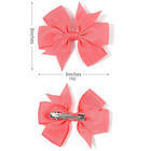 40pcs 3 Inch Hair Bows For Girls Grosgrain Ribbon Toddler Accessories
