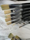 14 Artist Brush Script Vintage Brushes Eterna Loew Grumbacher  Blick Lot   4