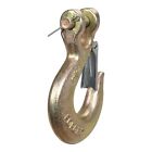 2pcs 3 8  Grade 70 Heavy Duty Forged Steel Clevis Slip Hook With Safety Latch