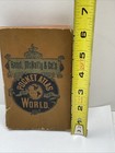 Rare 1887 Rand Mcnally   Co  s Pocket Atlas Of The World- Colored Pages Mini Map