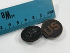 Antique Pair  2  Us Army Ww1 Ww2 Uniform Button Pin Shirt Coat Belt Pants